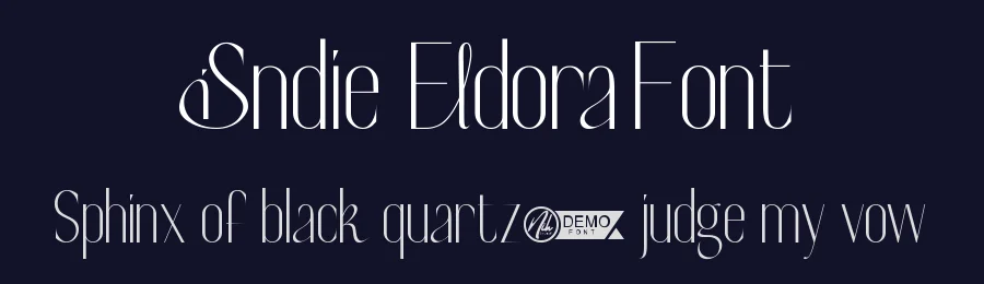 Sindie Eldora Font by nihstudio — Display Font — thumbnail 2