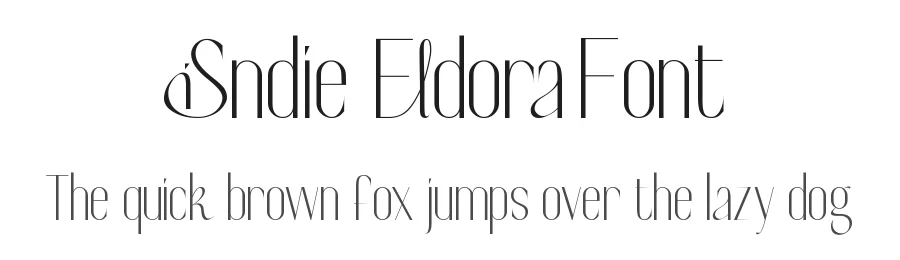 Sindie Eldora Font by nihstudio — Display Font