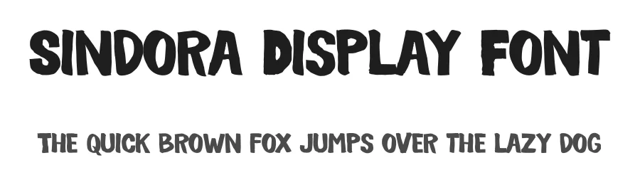 Sindora Display Font by IDEBARENG — Display Font