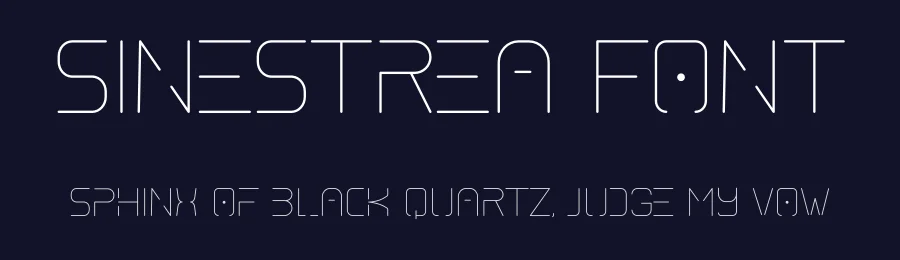 Sinestrea Font by Manlogs Studio — Decorative Font — thumbnail 2