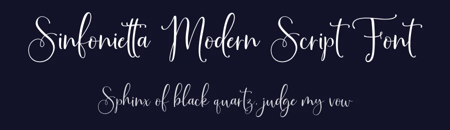 Sinfonietta Modern Script Font by jimtypestudio — Script Handwritten Font — thumbnail 2