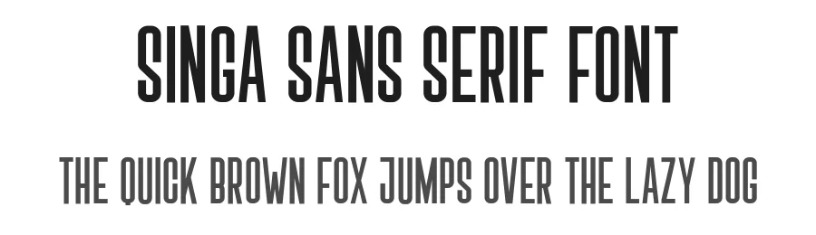 Singa Sans Serif Font by Linecreative — Sans Serif Font