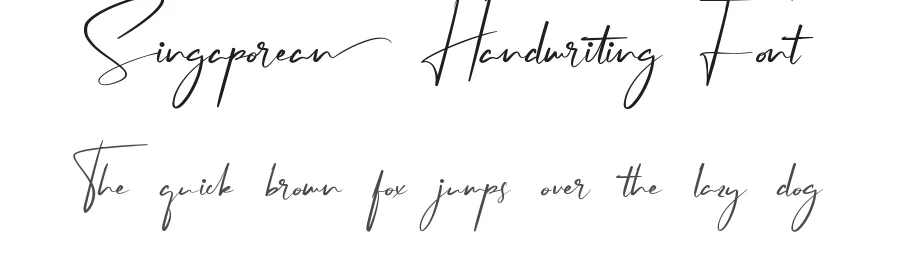 Singaporean Handwriting Font by nihstudio — Script Handwritten Font