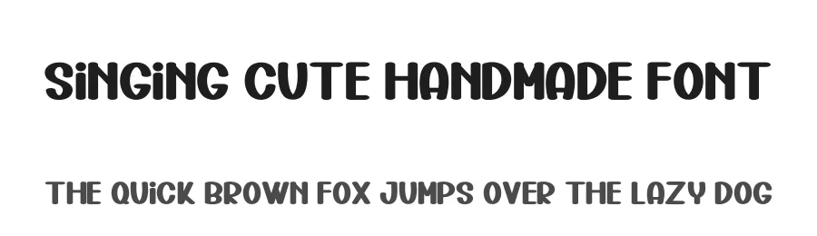 Singing Cute Handmade Font by inermediaSTUDIO — Display Font
