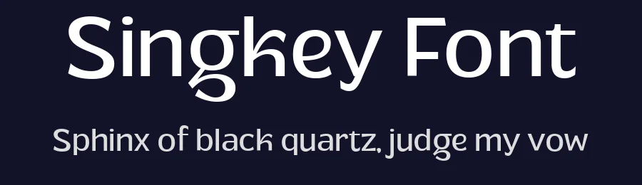 Singkey Font by Din Studio — Sans Serif Font — thumbnail 2