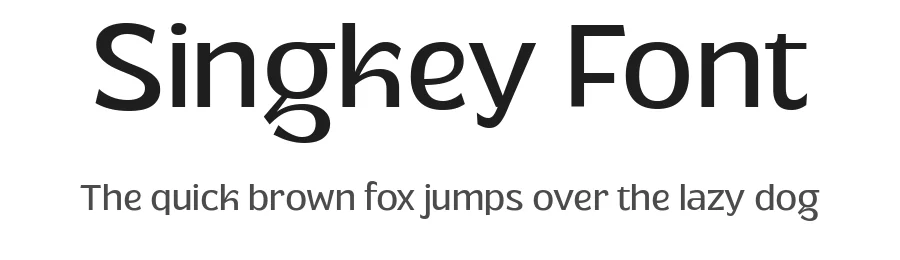 Singkey Font by Din Studio — Sans Serif Font