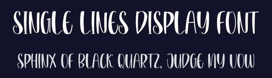 Single Lines Display Font by inermediaSTUDIO — Display Font — thumbnail 2