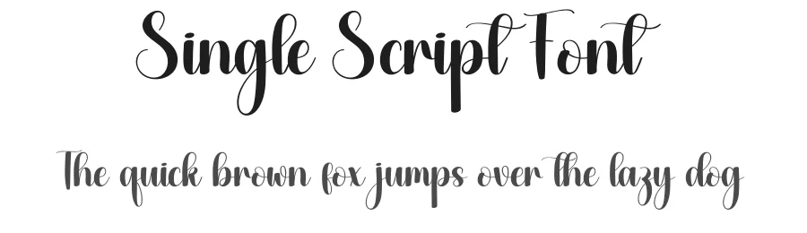 Single Script Font by andikastudio — Script Handwritten Font
