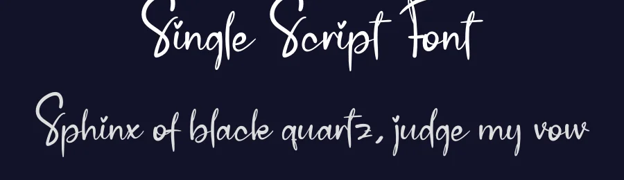 Single Script Font by creativeletter — Script Handwritten Font — thumbnail 2