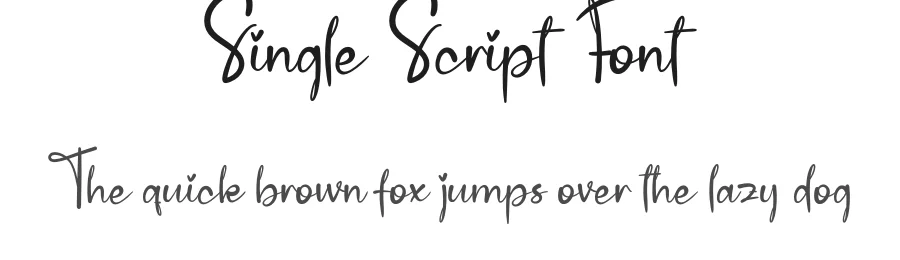 Single Script Font by creativeletter — Script Handwritten Font