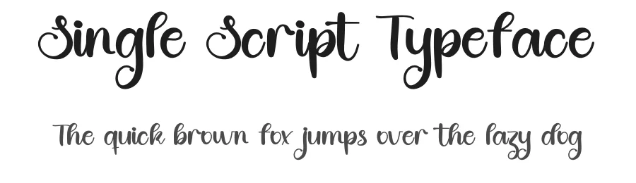 Single Script Typeface by inermediaSTUDIO — Script Handwritten Font