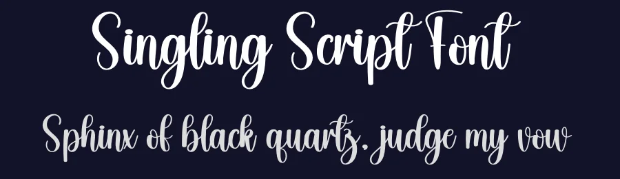 Singling Script Font by creativeletter — Script Handwritten Font — thumbnail 2