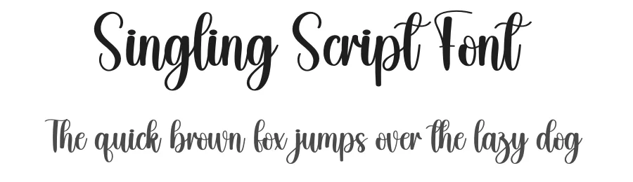 Singling Script Font by creativeletter — Script Handwritten Font