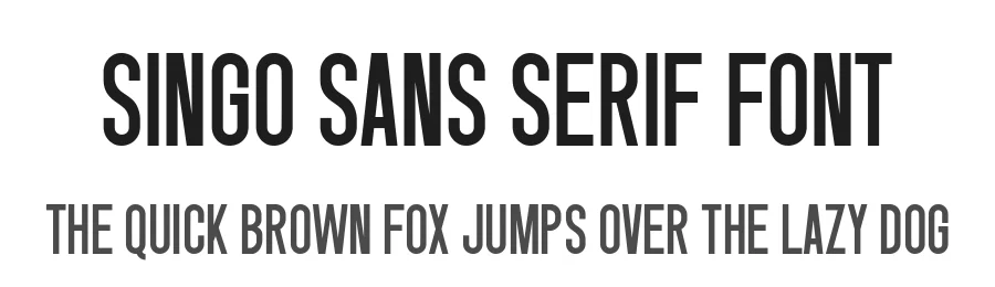 Singo Sans Serif Font by typeguru — Sans Serif Font