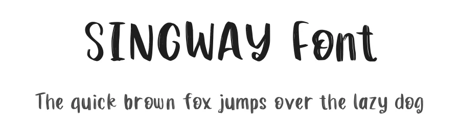 SINGWAY Font by Cocodesign — Script Handwritten Font