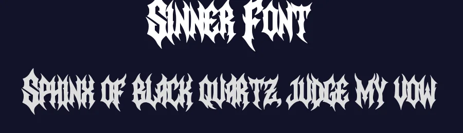Sinner Font by MasyafiStudio — Blackletter Font — thumbnail 2