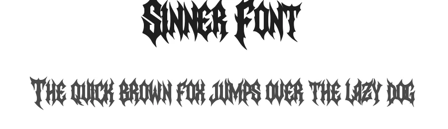 Sinner Font by MasyafiStudio — Blackletter Font
