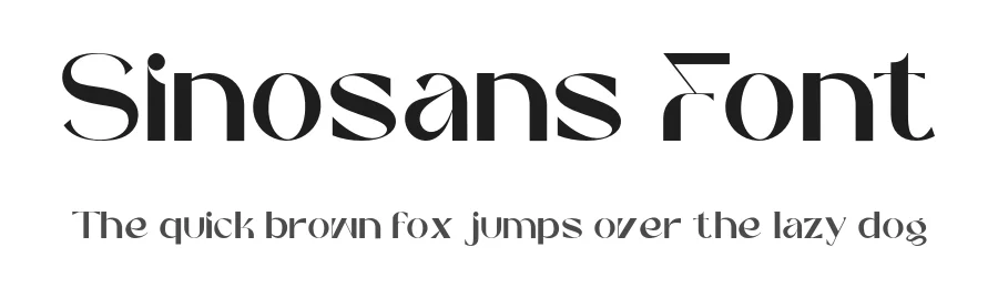 Sinosans Font by NazmulsDesign — Sans Serif Font