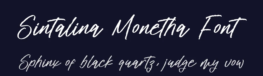 Sintalina Monetha Font by perspectype — Script Handwritten Font — thumbnail 2