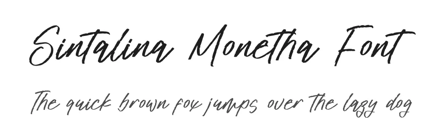 Sintalina Monetha Font by perspectype — Script Handwritten Font