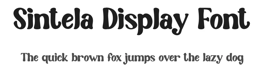 Sintela Display Font by creativeletter — Display Font