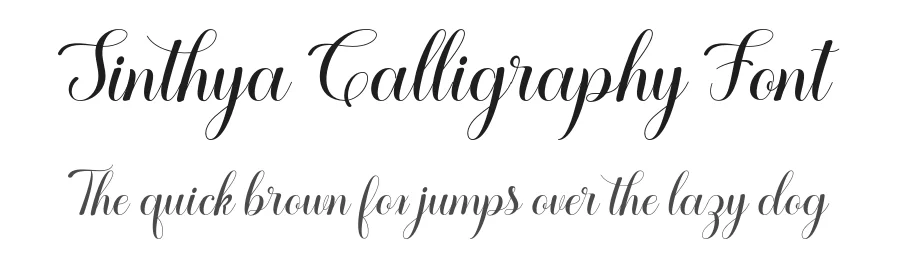 Sinthya Calligraphy Font by Black Studio — Script Handwritten Font