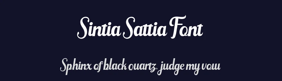 Sintia Sattia Font by [email protected] — Script Handwritten Font — thumbnail 2