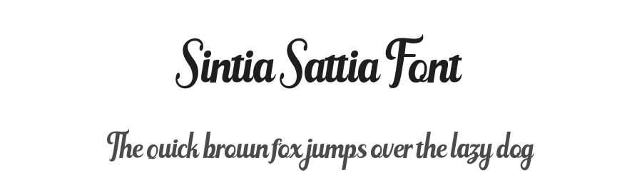 Sintia Sattia Font by [email protected] — Script Handwritten Font