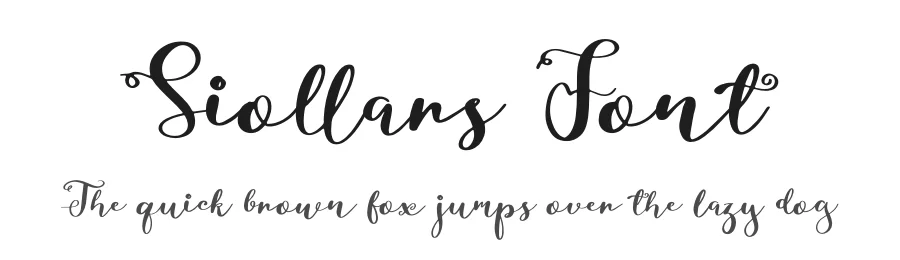 Siollars Font by Denustudios — Script Handwritten Font