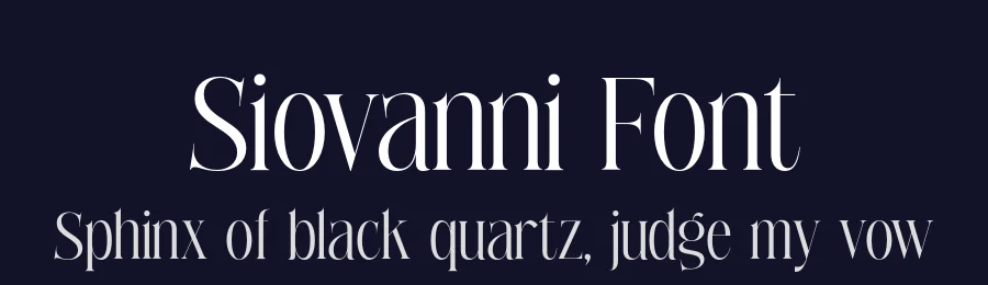 Siovanni Font by grezlinestudio — Display Font — thumbnail 2
