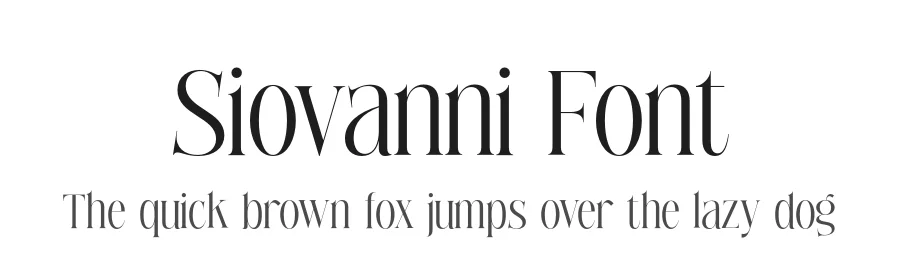 Siovanni Font by grezlinestudio — Display Font
