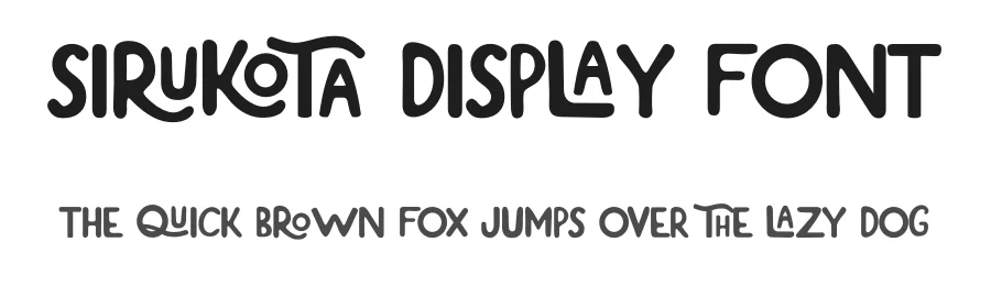 Sirukota Display Font by jetsmax — Decorative Font