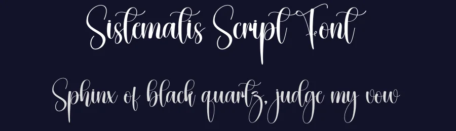 Sistematis Script Font by creativeletter — Script Handwritten Font — thumbnail 2