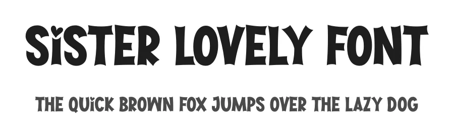 Sister Lovely Font by Jasa 7NTypes — Display Font