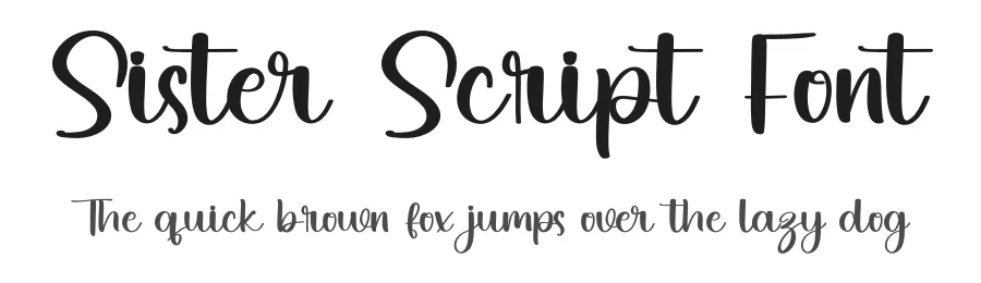 Sister Script Font by inermediaSTUDIO — Script Handwritten Font