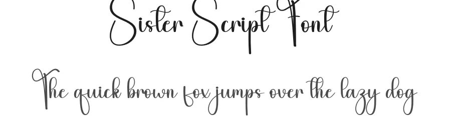 Sister Script Font by andikastudio — Script Handwritten Font