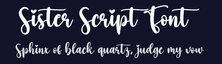 Sister Script Font by creativeletter — Script Handwritten Font — thumbnail 2