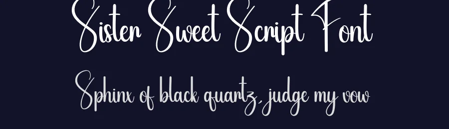 Sister Sweet Script Font by creativeletter — Script Handwritten Font — thumbnail 2