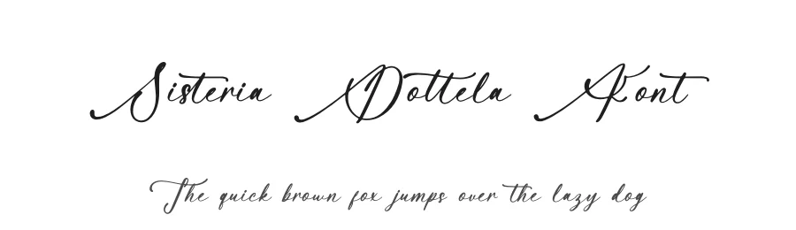 Sisteria Dottela Font by letterenastudios — Script Handwritten Font