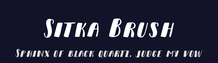 Sitka Brush by Hustle Supply Co — Script Handwritten Font — thumbnail 2