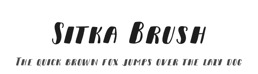 Sitka Brush by Hustle Supply Co — Script Handwritten Font
