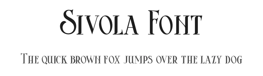 Sivola Font by burntilldead — Serif Font