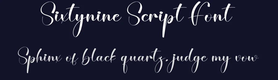 Sixtynine Script Font by creativeletter — Script Handwritten Font — thumbnail 2
