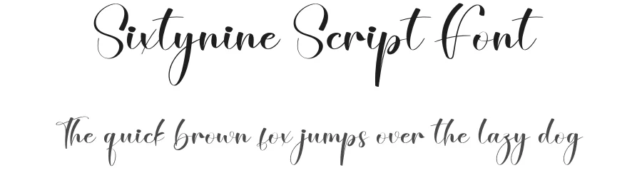 Sixtynine Script Font by creativeletter — Script Handwritten Font