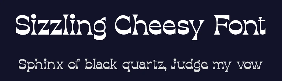Sizzling Cheesy Font by timelesstype.co — Display Font — thumbnail 2
