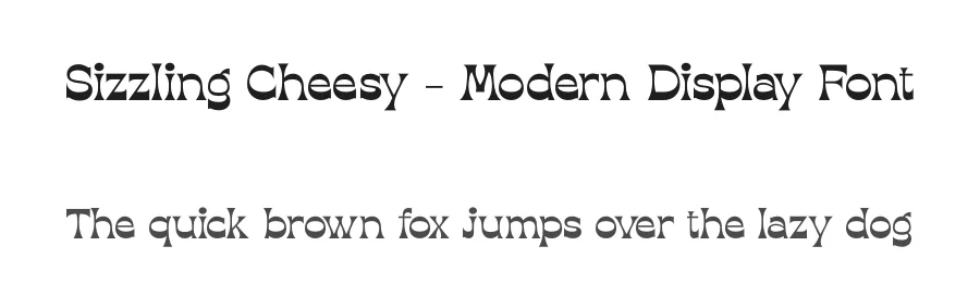 Sizzling Cheesy – Modern Display Font by timelesstype.co — Display Font