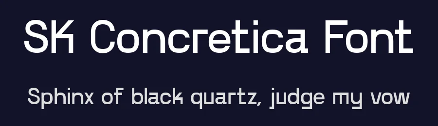SK Concretica Font by Shriftovik Foundry — Sans Serif Font — thumbnail 2