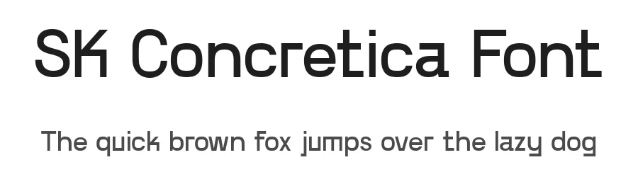 SK Concretica Font by Shriftovik Foundry — Sans Serif Font