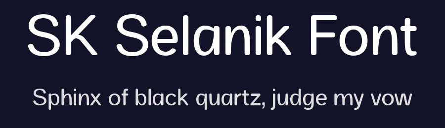 SK Selanik Font by Salih Kizilkaya — Sans Serif Font — thumbnail 2