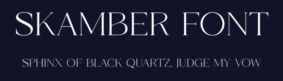 Skamber Font by SURATMI — Serif Font — thumbnail 2